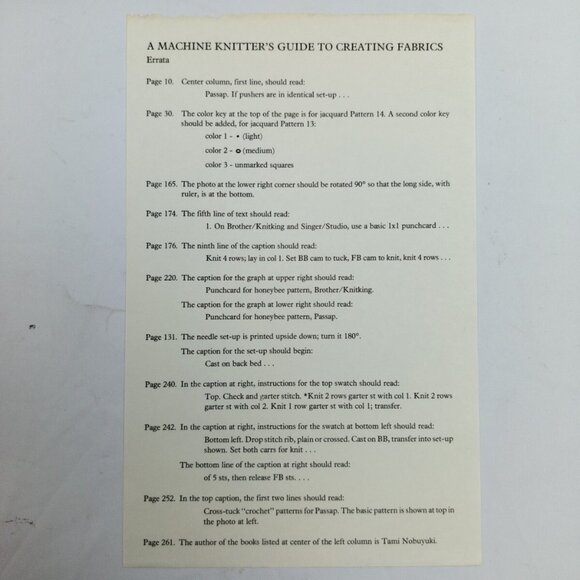 A Machine Knitter's Guide to Creating Fabrics by Susanna Lewis 1986 Vintage HC - Picture 6 of 10